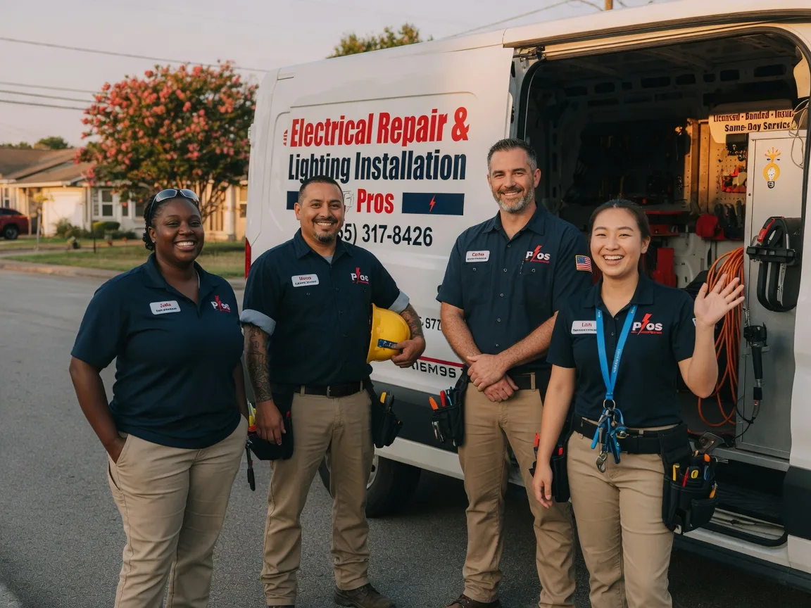 Licensed Electrician company in Hallieford, VA
